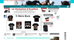 Desktop Screenshot of ledomainedavallon.com